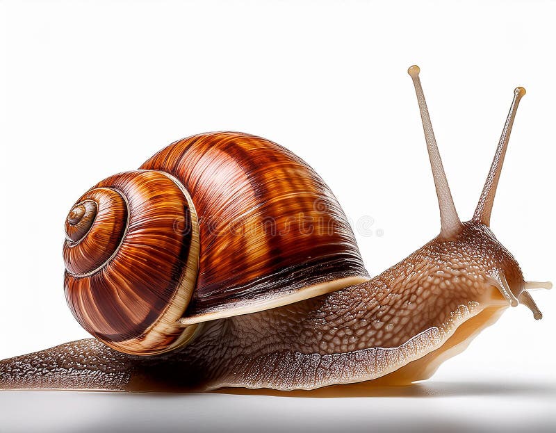 Caracol aislado en un fondo blanco libre illustration
