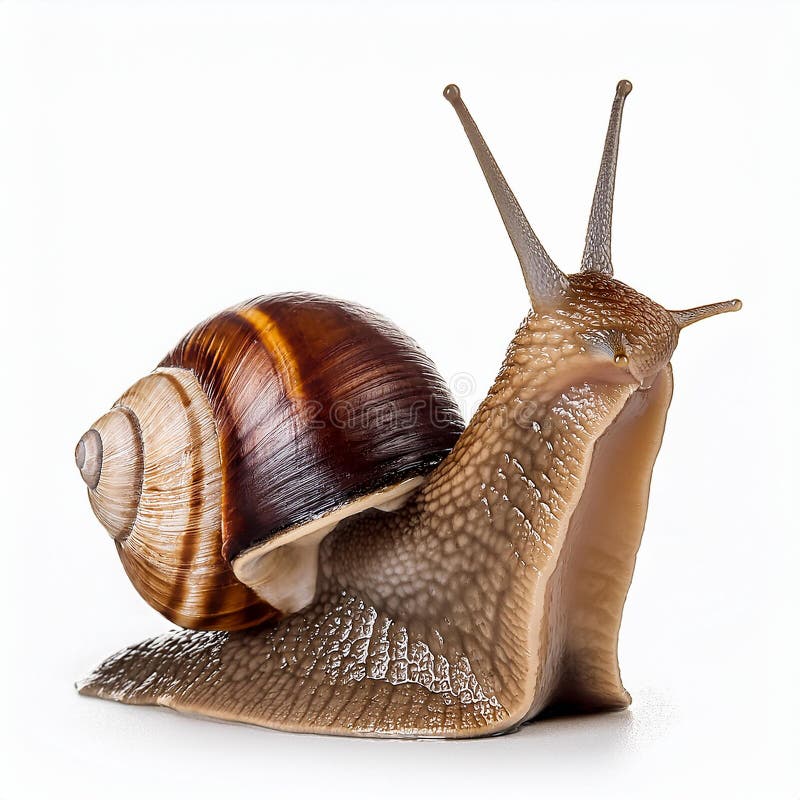 Caracol aislado en un fondo blanco libre illustration