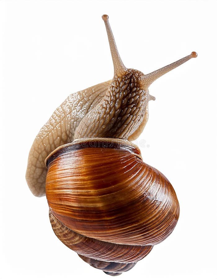 Caracol aislado en un fondo blanco libre illustration