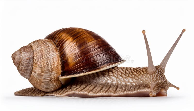 Caracol aislado en un fondo blanco libre illustration