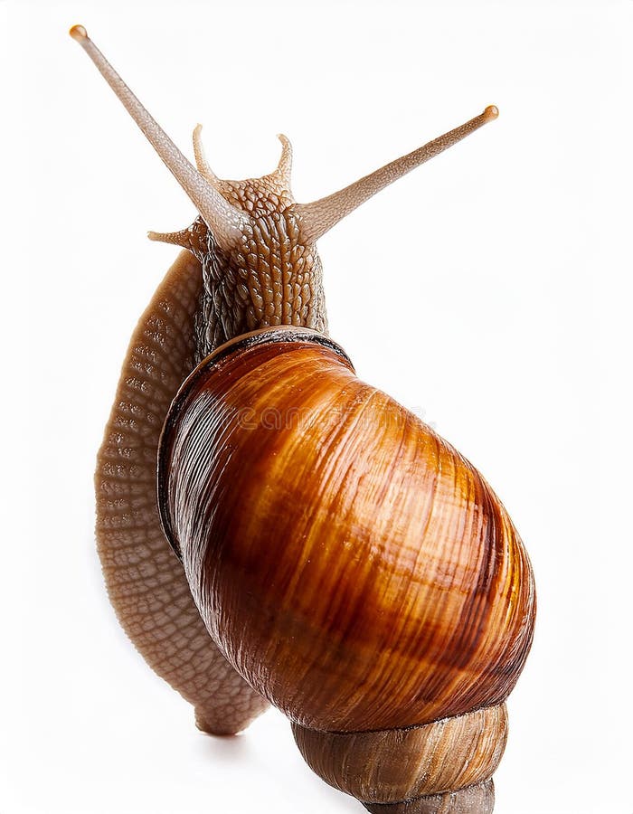 Caracol aislado en un fondo blanco libre illustration