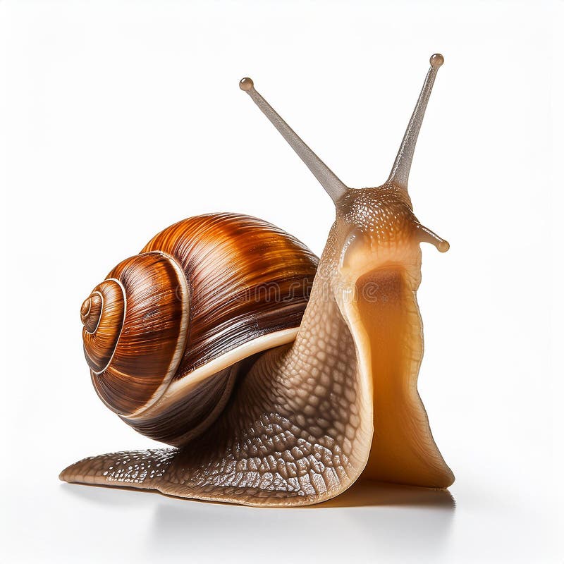 Caracol aislado en un fondo blanco libre illustration