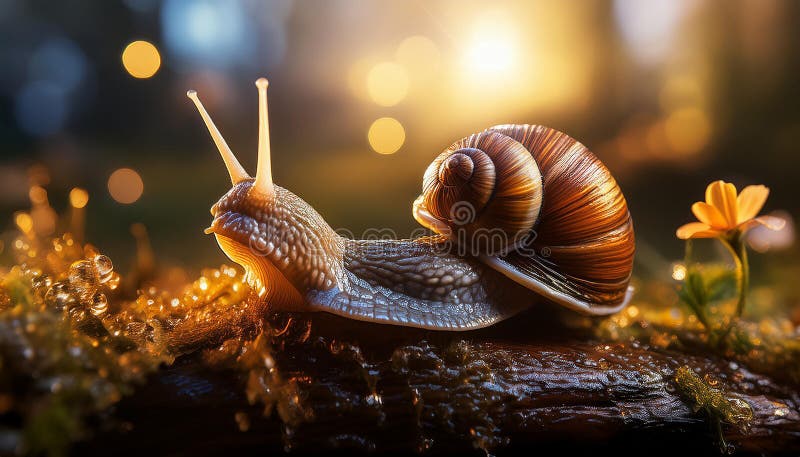 Caracol aislado en un fondo blanco libre illustration