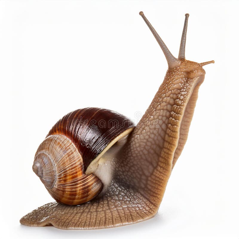 Caracol aislado en un fondo blanco libre illustration