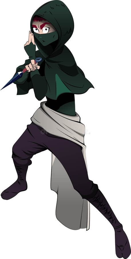 Anime drawing of an evil ninja with katana on Craiyon-demhanvico.com.vn