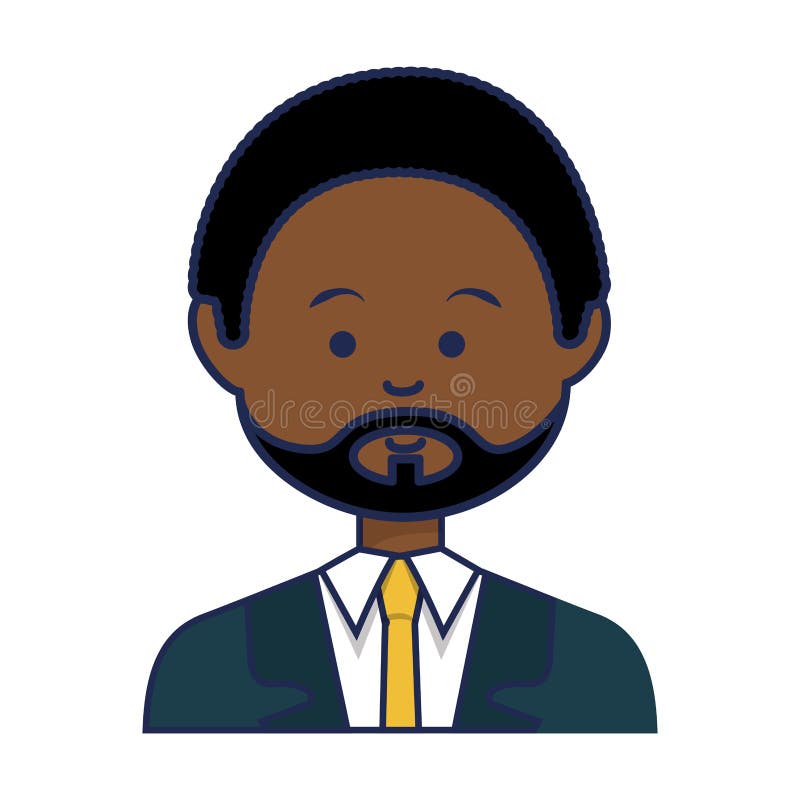 Caractère africain d'avatar d'appartenance ethnique d'homme d'affaires illustration de vecteur Caractère africain d'avatar d'appartenance ethnique d'homme d'affaires illustration de vecteur