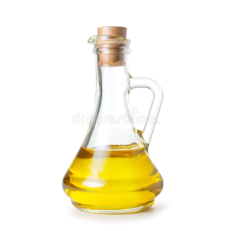Carafe d'huile d'olive images libres de droits Carafe d'huile d'olive images libres de droits