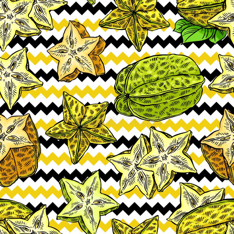 Carambola a rayas libre illustration Carambola a rayas libre illustration