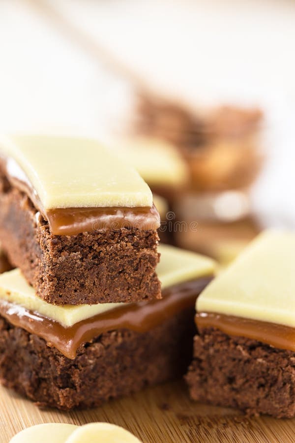 Caramel brownie bars stock photo. Image of cocoa, holiday 36738570