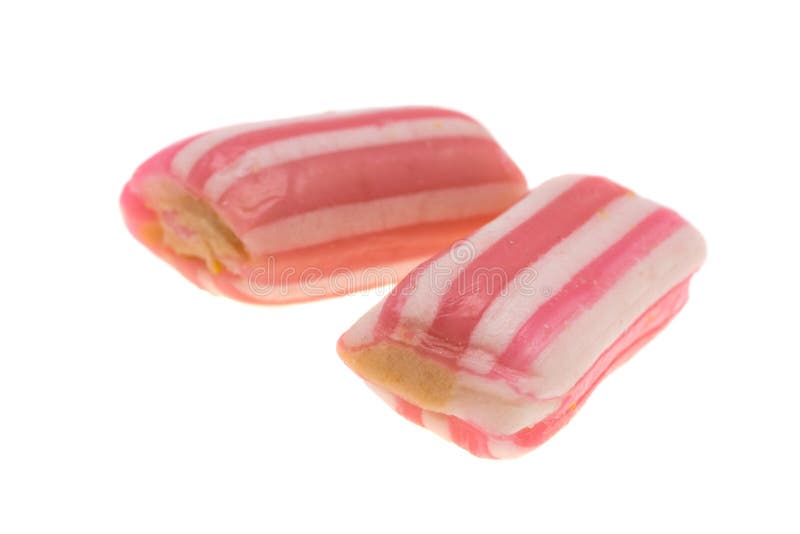 Caramel Candy with Xylitol Isolated Stock Photo Image of