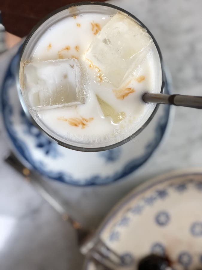 Caramel milk stock photo. Image of milk, menu, drink 108198810