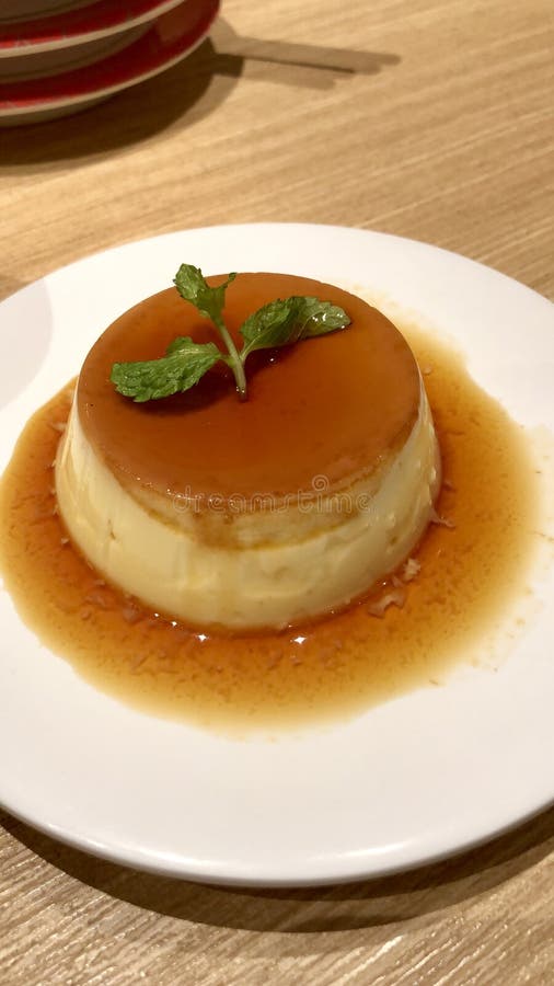 Caramel Milk Pudding stock image. Image of caramel, milk 221880291