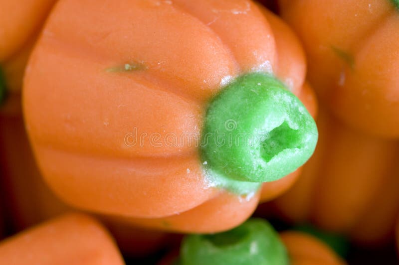 Caramelo de la calabaza del primer fotografía de archivo libre de regalías Caramelo de la calabaza del primer fotografía de archivo libre de regalías