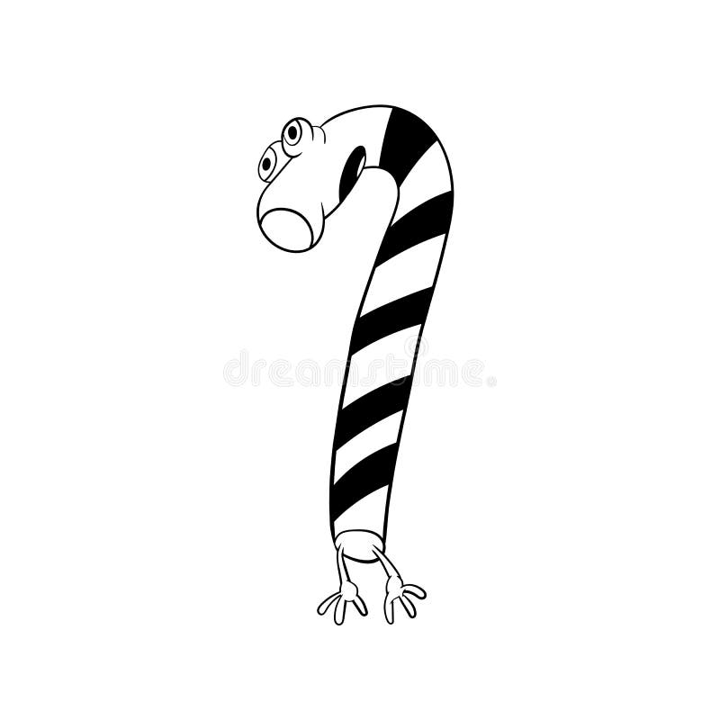 Caramelo de la Navidad en sus pies y con los ojos que bombean Ilustraci?n del vector stock de ilustración Caramelo de la Navidad en sus pies y con los ojos que bombean Ilustraci?n del vector stock de ilustración