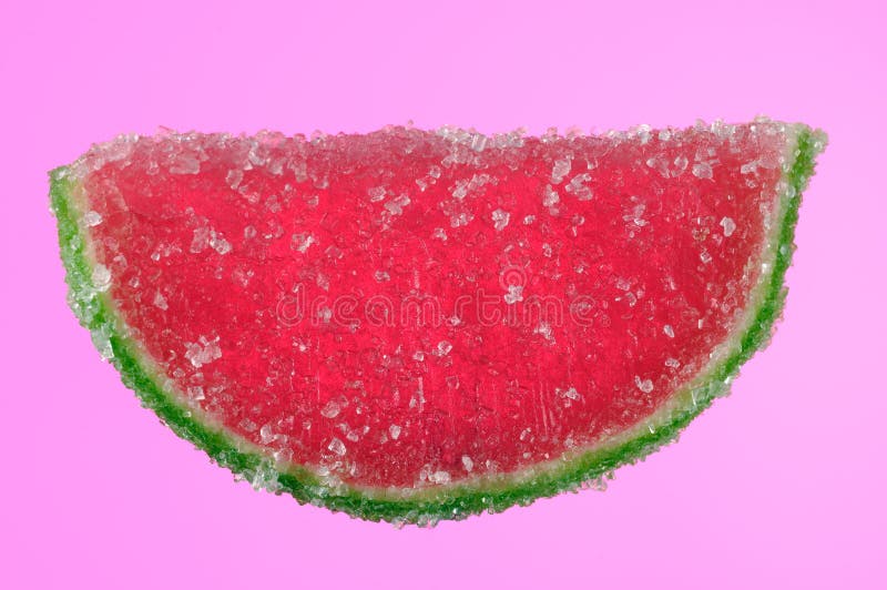 Caramelo de la sandía de la jalea de fruta imagenes de archivo Caramelo de la sandía de la jalea de fruta imagenes de archivo