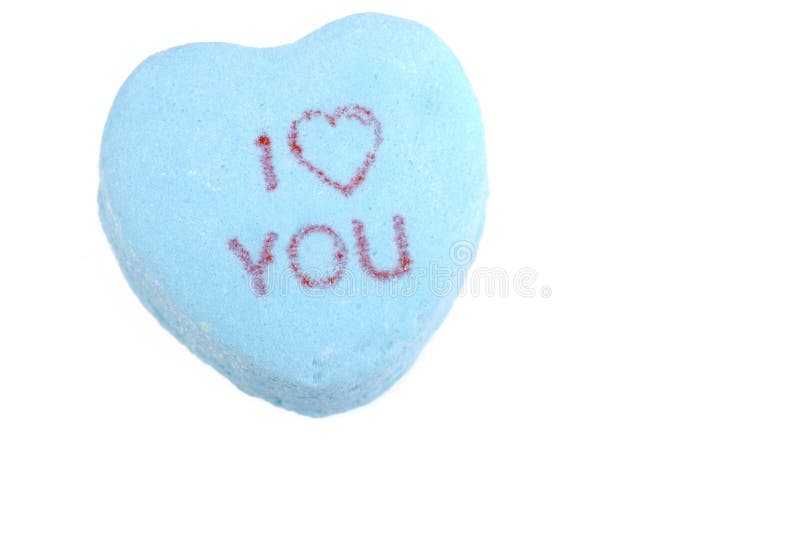 Caramelo de la tarjeta del día de San Valentín te amo fotografía de archivo Caramelo de la tarjeta del día de San Valentín te amo fotografía de archivo