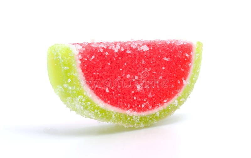 Caramelo dulce de la fruta de la jalea roja de la mermelada aislado en el fondo blanco imágenes de archivo libres de regalías Caramelo dulce de la fruta de la jalea roja de la mermelada aislado en el fondo blanco imágenes de archivo libres de regalías