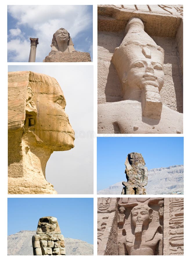 Caras de Egipto imágenes de archivo libres de regalías Caras de Egipto imágenes de archivo libres de regalías