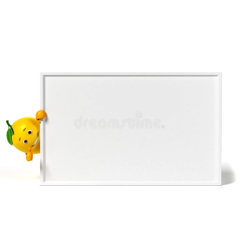 Carattere dell'alimento - limone royalty illustrazione gratis Carattere dell'alimento - limone royalty illustrazione gratis