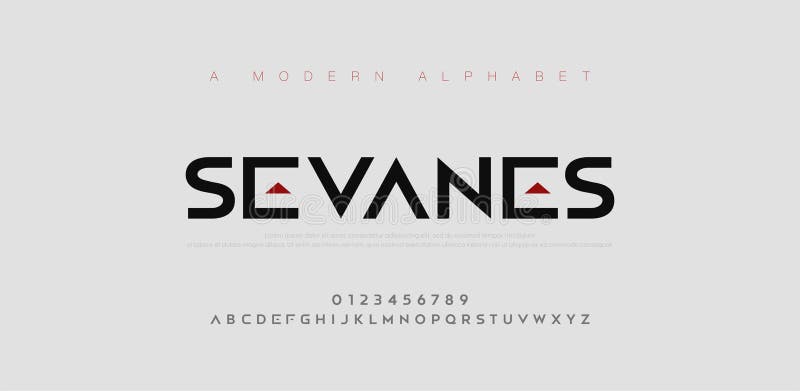 Caratteri astratti dell'alfabeto urbano moderno. tipografia sport semplice tecnologia moda digitale futuro digitale logo creativo.