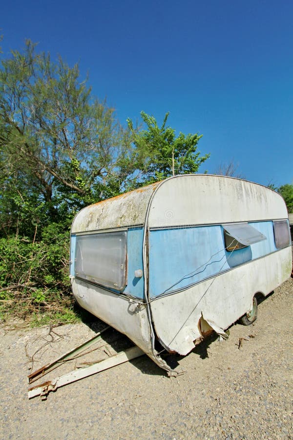 Caravan stock photo