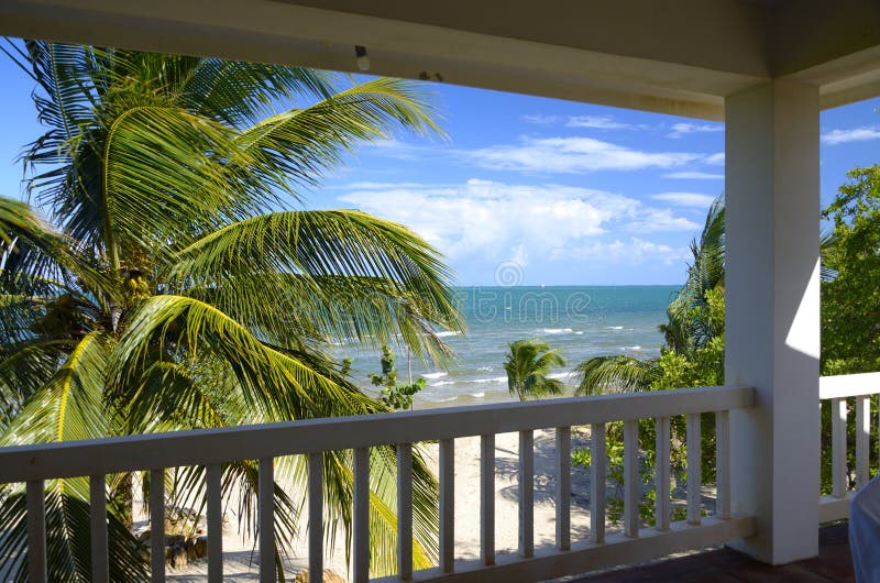 Caraïbische mening royalty-vrije stock foto's