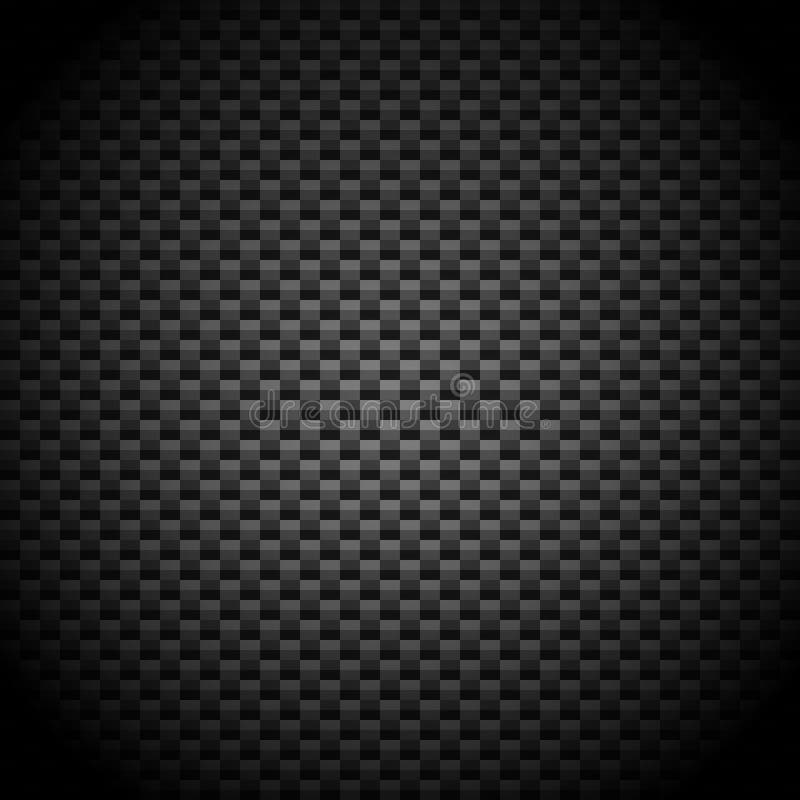 Vector black carbon fiber volume background. Abstract cloth