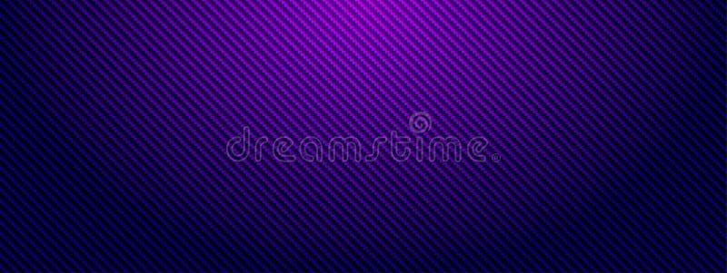 Vector Abstract Purple and Dark Blue Gradient Background Banner with Seamless Carbon Fibers Texture stock photos