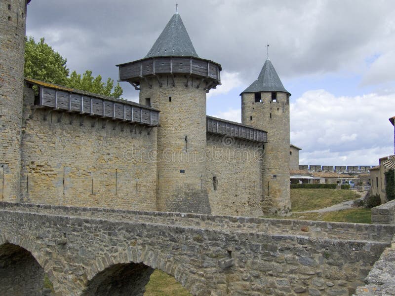 Carcassonne royalty free stock images