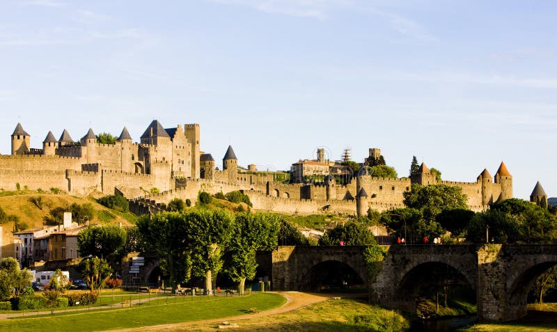 A image of Carcassonne showing its beauty. certainly one of the most famous landmark of france