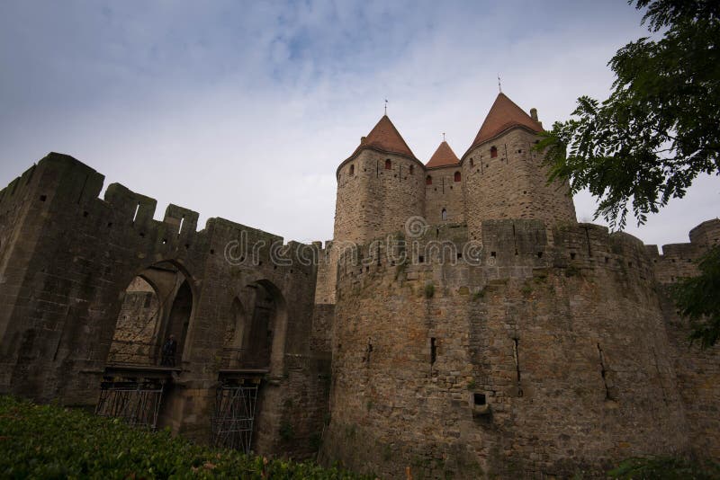 Carcassonne w południe Francja zdjęcie royalty free Carcassonne w południe Francja zdjęcie royalty free