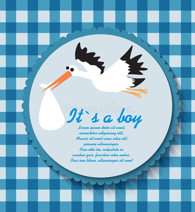 Card, for baby boy