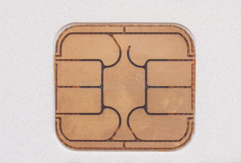 SIM card chip stock illustration. Illustration of electronic 35450515