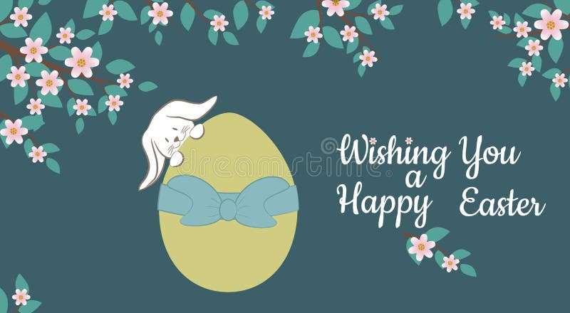 Card with Easter Bunny and Colorful decorative Egg.Vector Illustration. Perfect for Easter card, bunner, poster, label and other easter things vector illustration Card with Easter Bunny and Colorful decorative Egg.Vector Illustration. Perfect for Easter card, bunner, poster, label and other easter things vector illustration