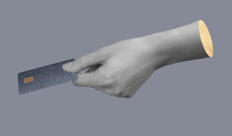 Card in hand, holding debit card with chip for secure payment. Concept of banking, transaction, and stock image