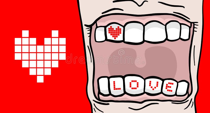 Card love vector illustration