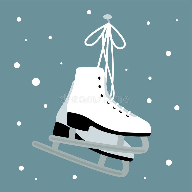 Isolated Ice Skates Hanging Vector Stock Illustrations 62 Isolated