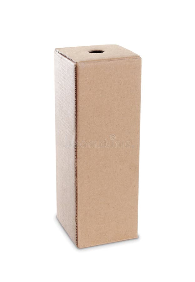 Download Cardboard box with handle stock image. Image of cargo ...