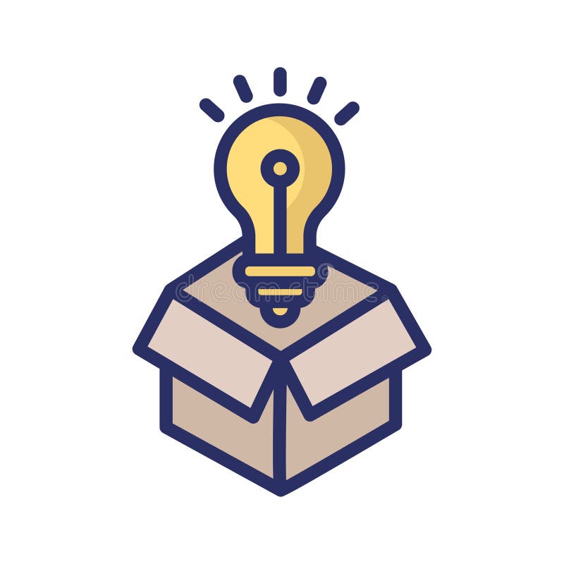 Cardboard box Isolated Vector icon which can easily modify or edit stock illustration