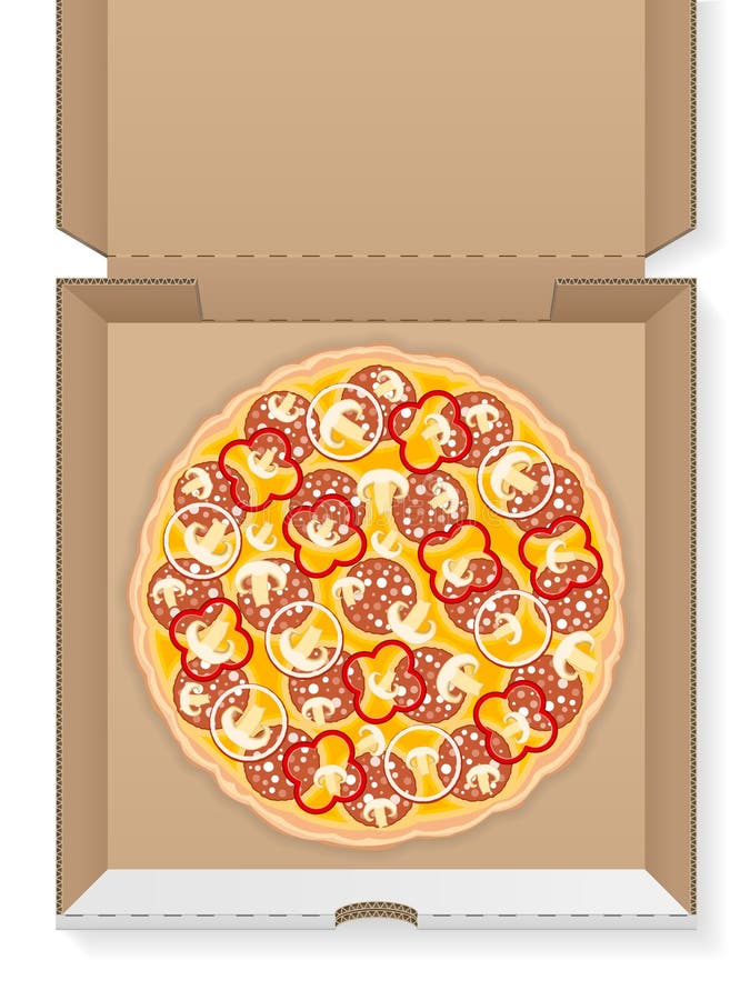 Cardboard Pizza Box Stock Vector Illustration Of Package 69988135 cardboard-pizza-box-stock-vector-illustration-of-package-69988135