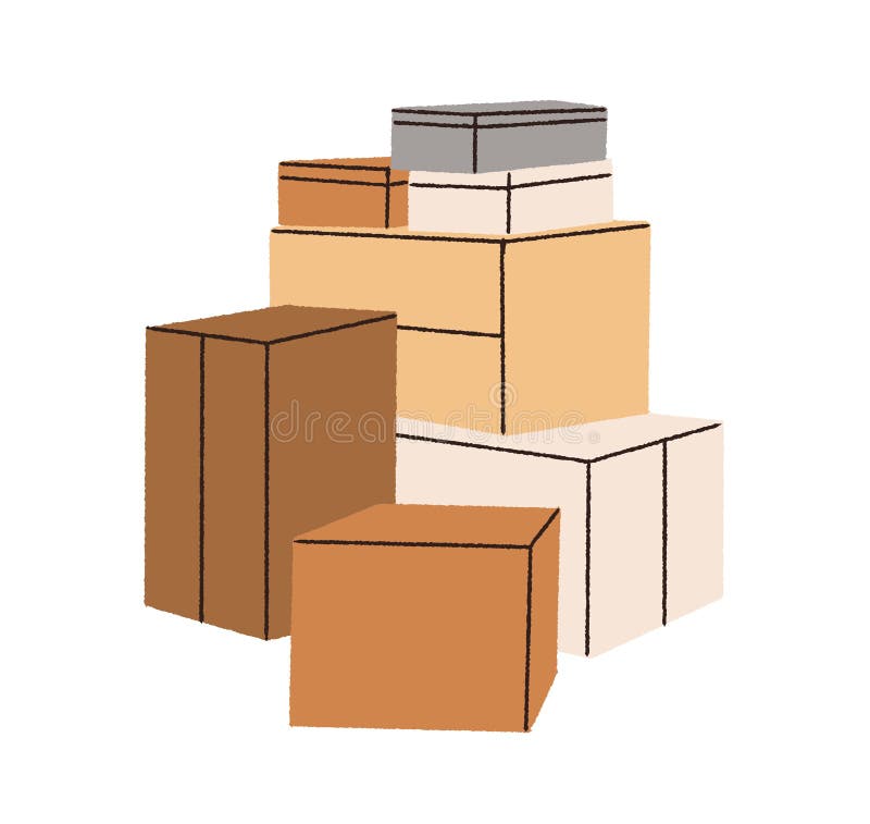 cardboard box clip art