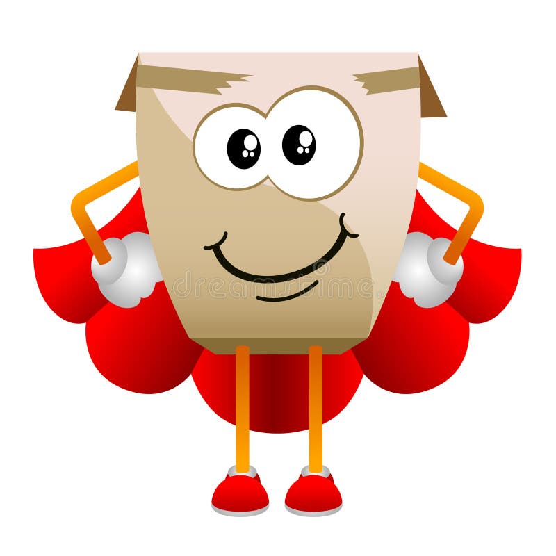 Cardboard character vector 2