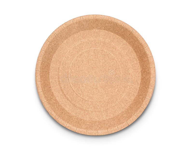 Cardboard disposable plate stock photo. Image of fast 254681928