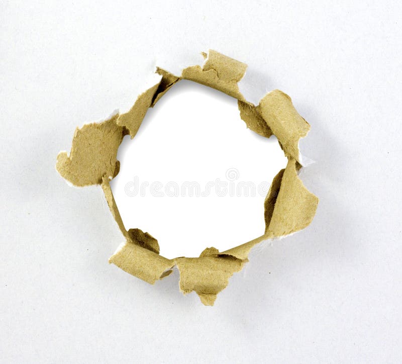 Cardboard hole stock photo. Image of break, empty, dirty 22588942