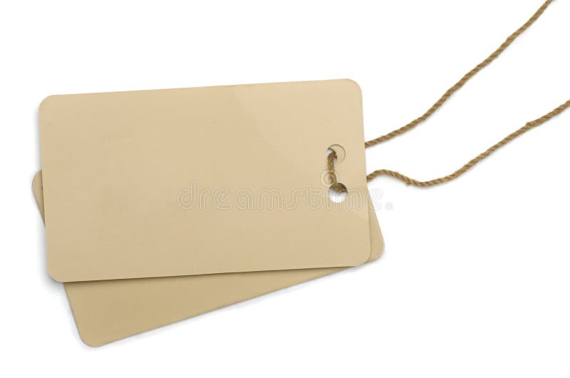 Cardboard labels royalty free stock photography