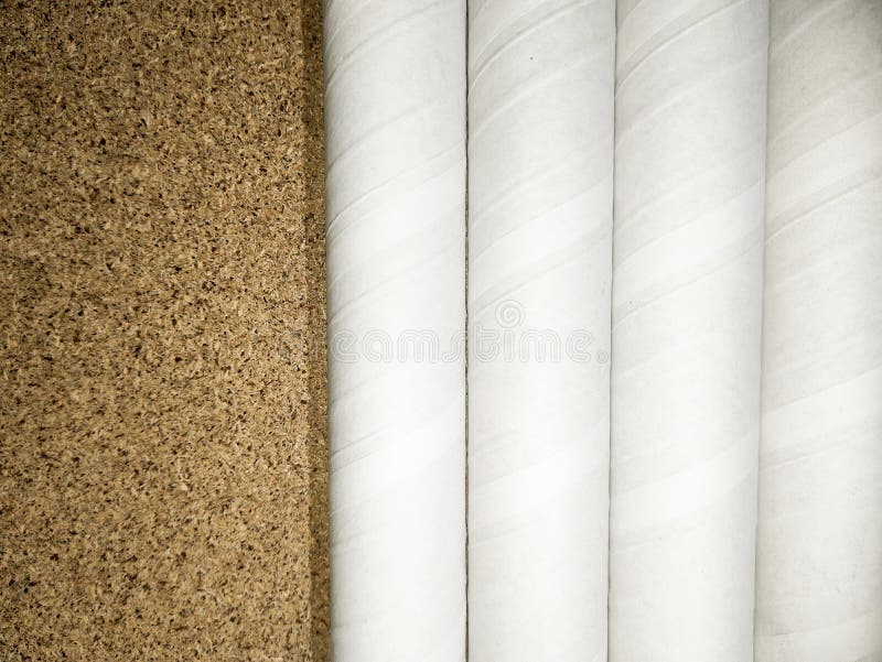 Paper Rolls, Cardboard Roll Stock Image Image of white, factory