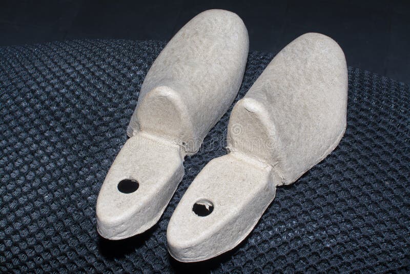 Cardboard Shoe Tree or Insert Accessory Stock Image Image of pair, foot 237591787