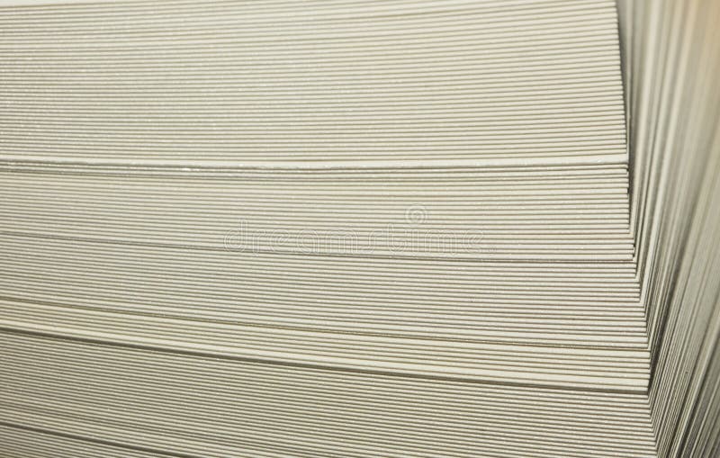 Cardboard stack stock photography