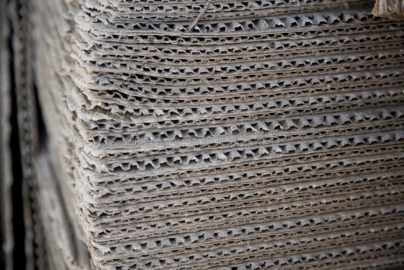 Cardboard Stack stock photography