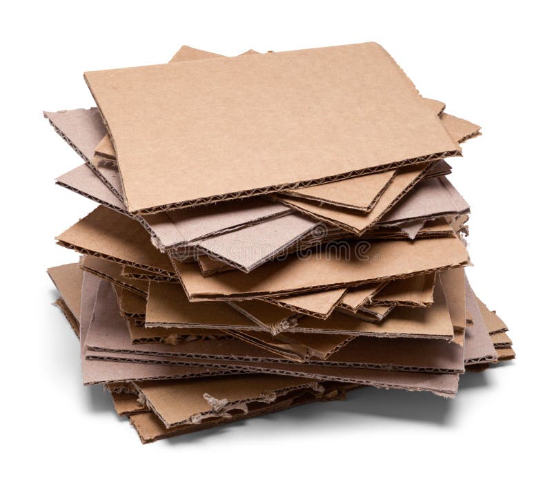 Cardboard Stack stock photo